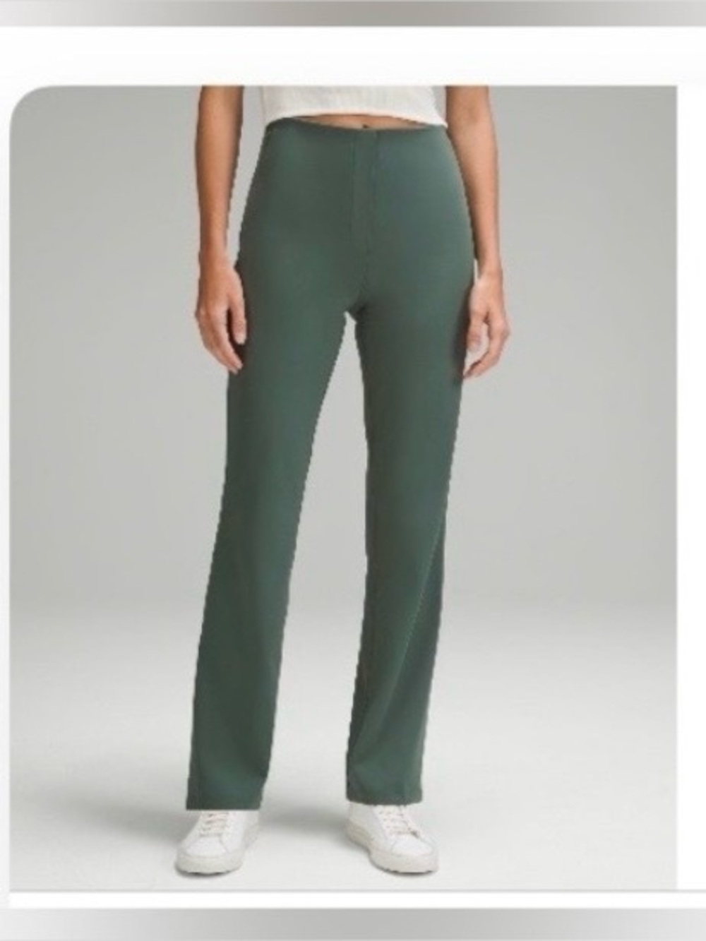 Smooth Fit Pull-On Rise Pant - Dark Forest